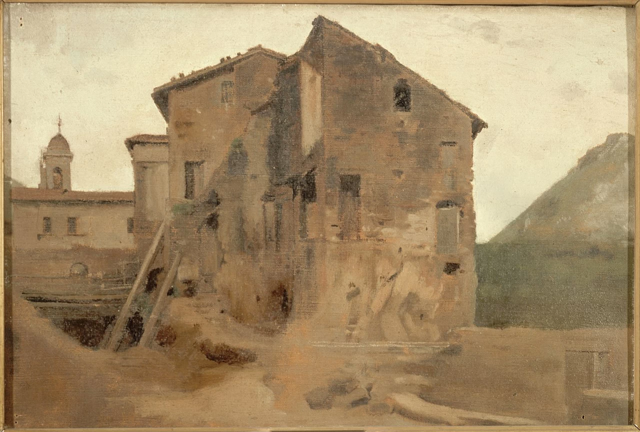 Tugurio nella campagna di Roma - Musée des beaux, arts de la ville de Paris